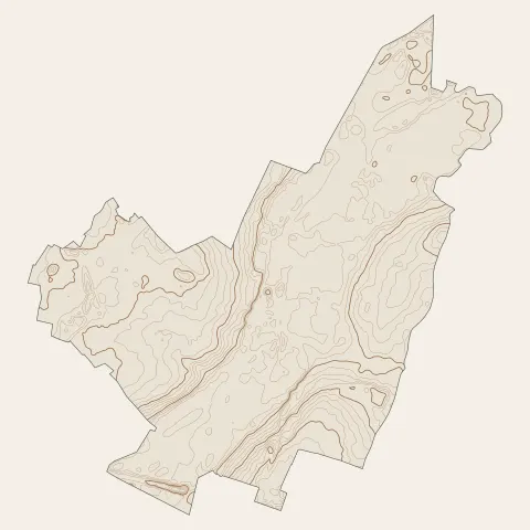 Valenciennes : courbes de niveau