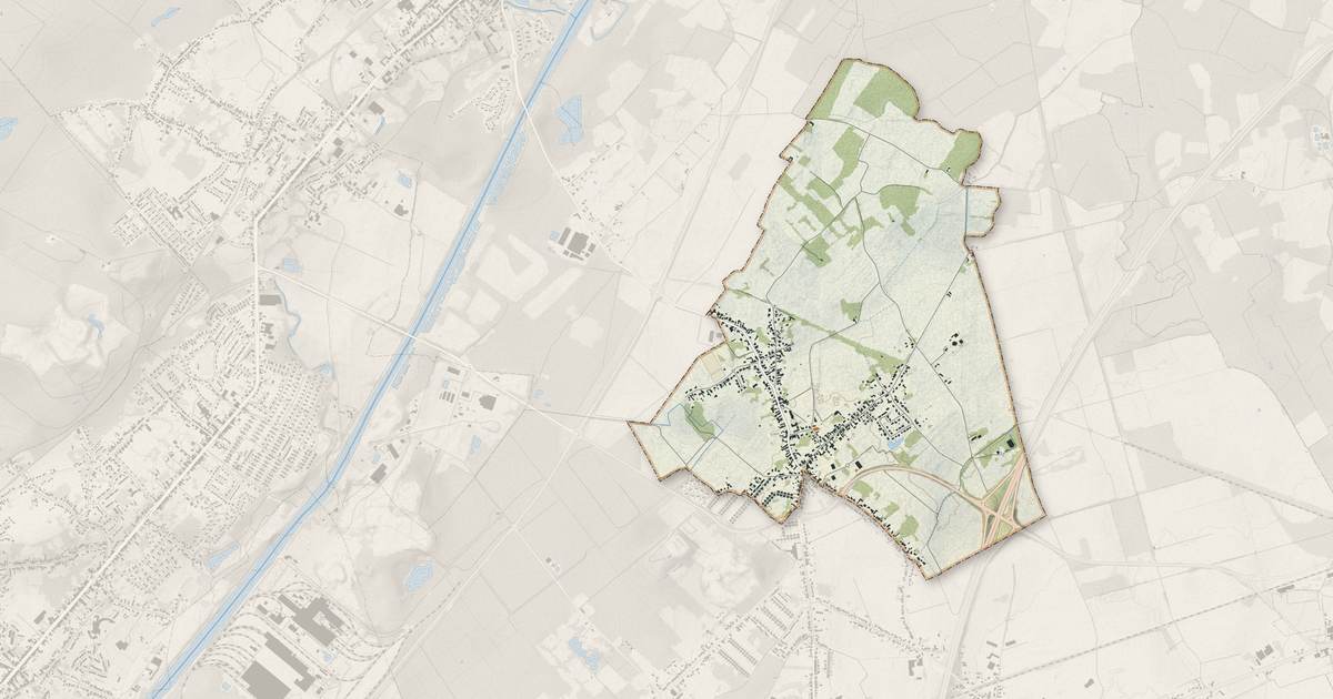 Portrait cartographique de Vicq : relief, eau, forêts, bâti et voies, calculés à partir des données de l'IGN