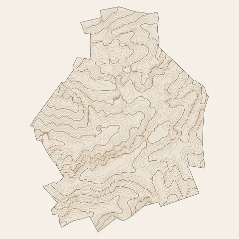Villers-Outréaux : courbes de niveau