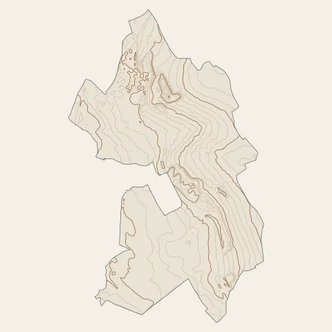 Wahagnies : courbes de niveau