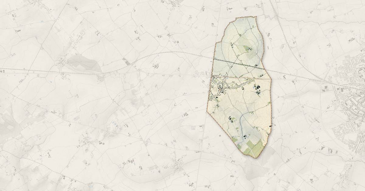Portrait cartographique de Wallon-Cappel : relief, eau, forêts, bâti et voies, calculés à partir des données de l'IGN