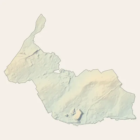 Wattrelos : relief