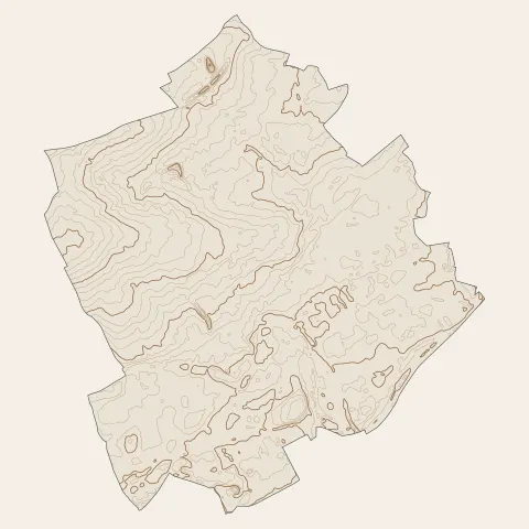 Wavrin : courbes de niveau
