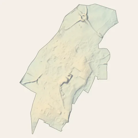 Waziers : relief