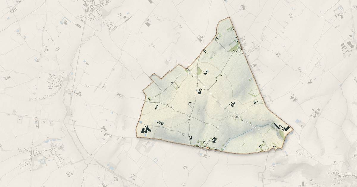 Portrait cartographique de Wemaers-Cappel : relief, eau, forêts, bâti et voies, calculés à partir des données de l'IGN