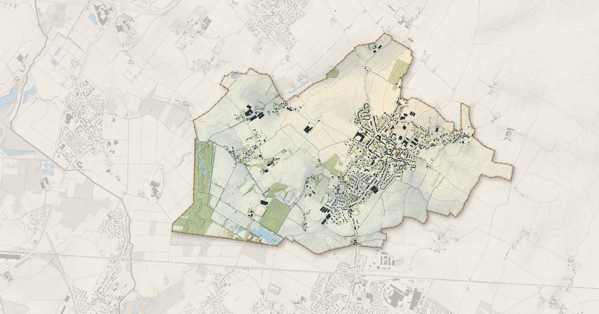 Portrait cartographique de Willems : relief, eau, forêts, bâti et voies, calculés à partir des données de l'IGN