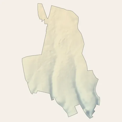 Andeville : relief