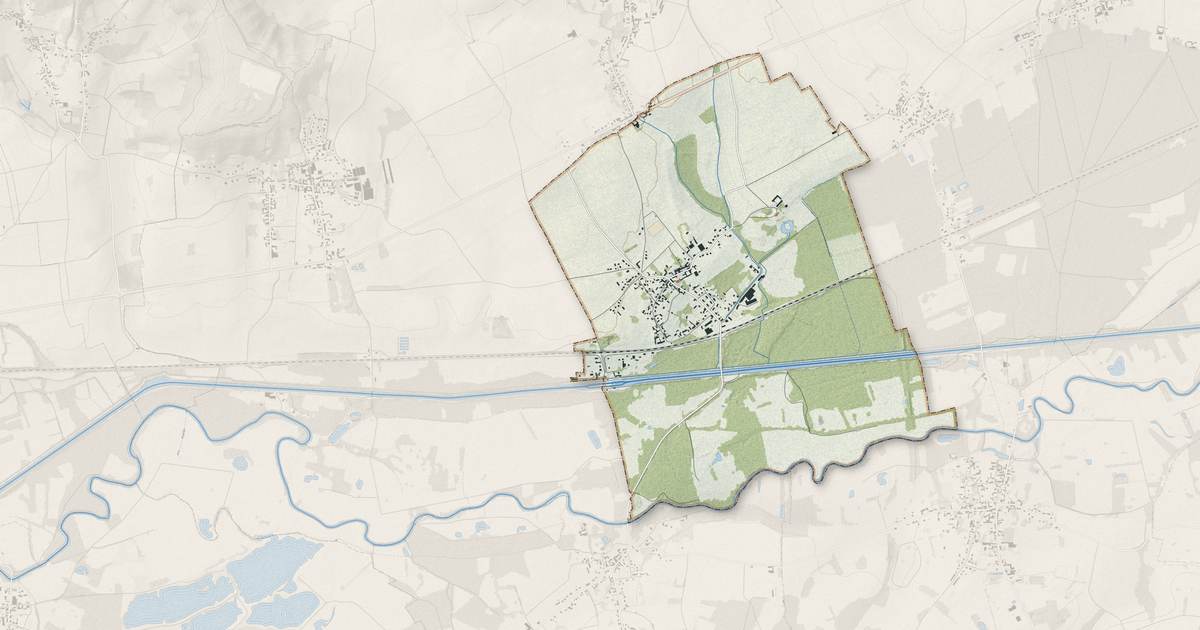 Portrait cartographique de Appilly : relief, eau, forêts, bâti et voies, calculés à partir des données de l'IGN
