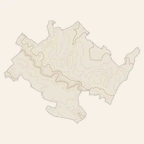 Auneuil : courbes de niveau