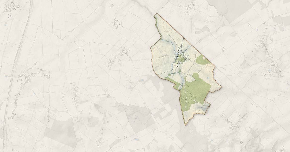 Portrait cartographique de Avricourt : relief, eau, forêts, bâti et voies, calculés à partir des données de l'IGN