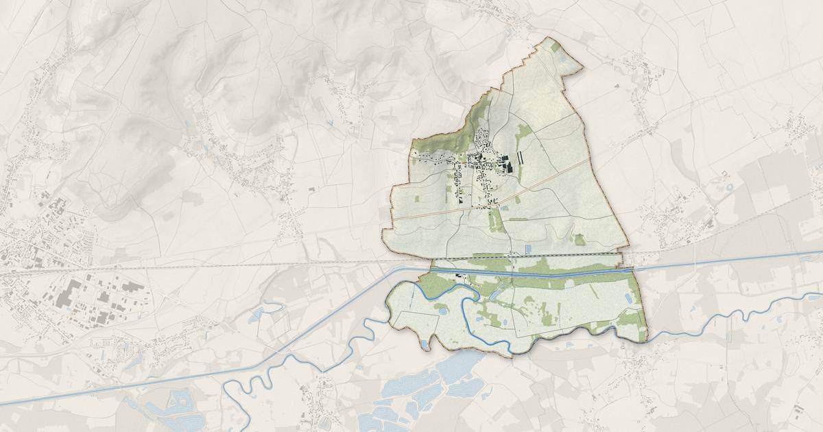 Portrait cartographique de Babœuf : relief, eau, forêts, bâti et voies, calculés à partir des données de l'IGN
