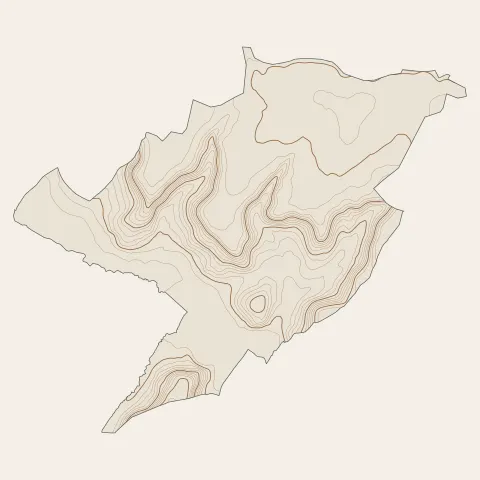 Béthisy-Saint-Pierre : courbes de niveau
