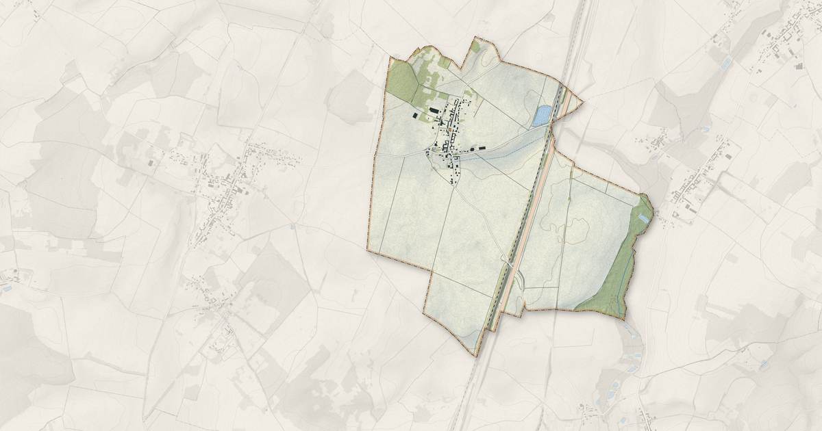 Portrait cartographique de Biermont : relief, eau, forêts, bâti et voies, calculés à partir des données de l'IGN