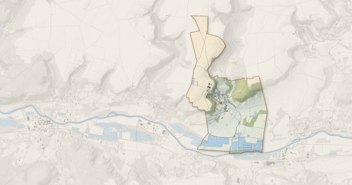 Portrait cartographique de Bitry : relief, eau, forêts, bâti et voies, calculés à partir des données de l'IGN