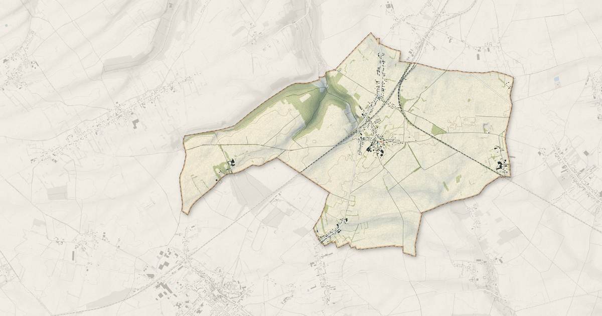 Portrait cartographique de Blargies : relief, eau, forêts, bâti et voies, calculés à partir des données de l'IGN