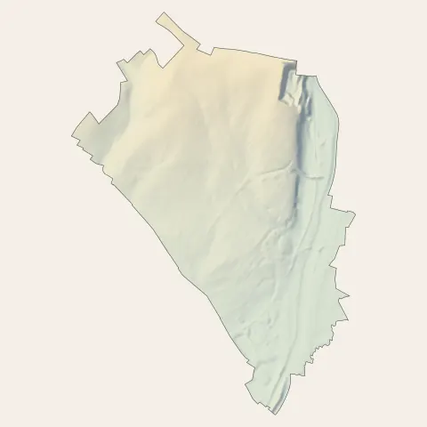 Boran-sur-Oise : relief