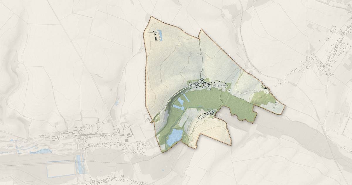 Portrait cartographique de Braisnes-sur-Aronde : relief, eau, forêts, bâti et voies, calculés à partir des données de l'IGN