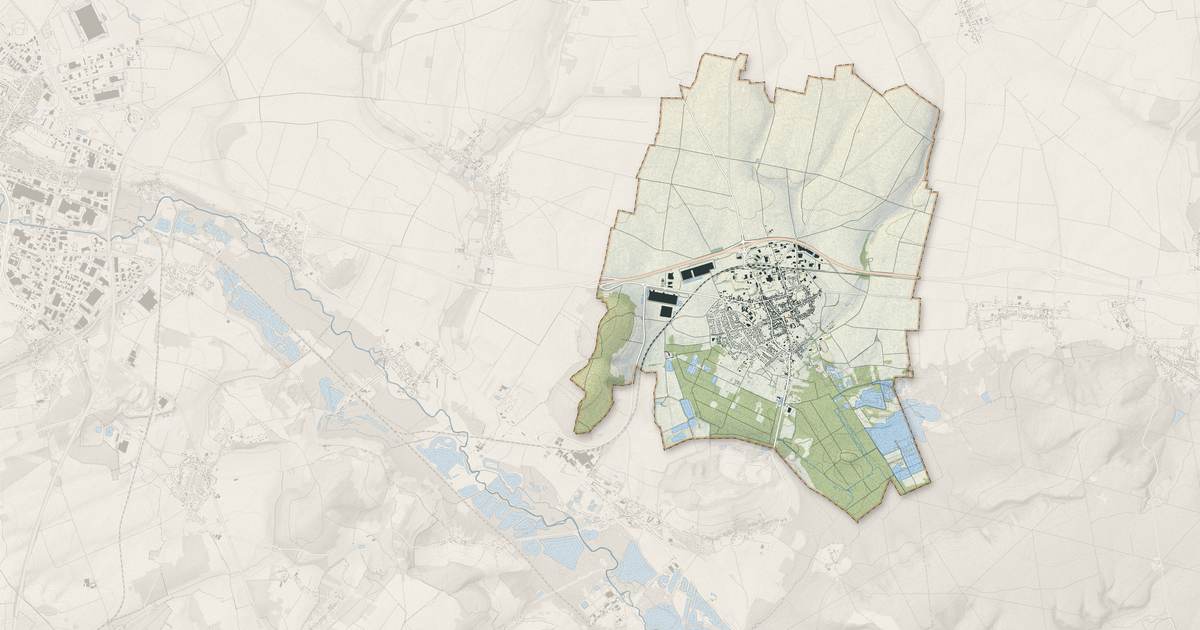 Portrait cartographique de Bresles : relief, eau, forêts, bâti et voies, calculés à partir des données de l'IGN