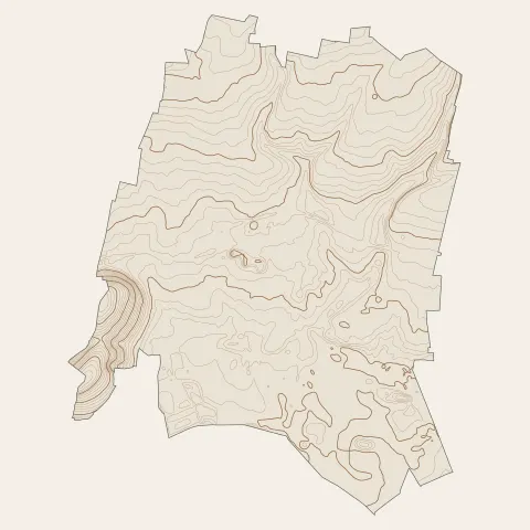 Bresles : courbes de niveau