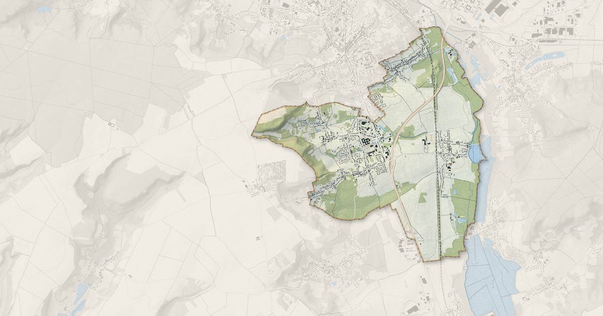 Portrait cartographique de Breuil-le-Vert : relief, eau, forêts, bâti et voies, calculés à partir des données de l'IGN