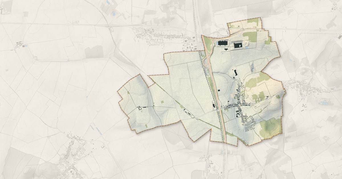 Portrait cartographique de Canly : relief, eau, forêts, bâti et voies, calculés à partir des données de l'IGN