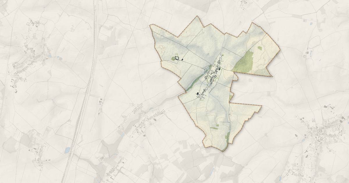 Portrait cartographique de Canny-sur-Matz : relief, eau, forêts, bâti et voies, calculés à partir des données de l'IGN