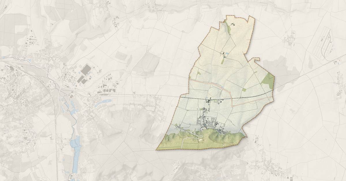Portrait cartographique de Catenoy : relief, eau, forêts, bâti et voies, calculés à partir des données de l'IGN