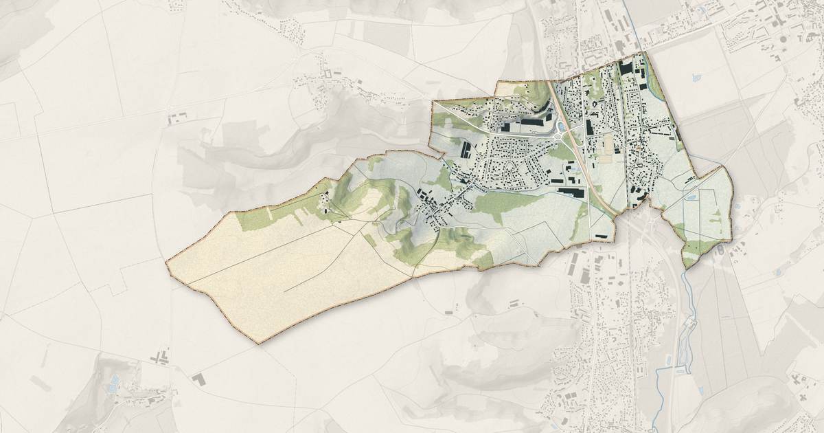 Portrait cartographique de Cauffry : relief, eau, forêts, bâti et voies, calculés à partir des données de l'IGN