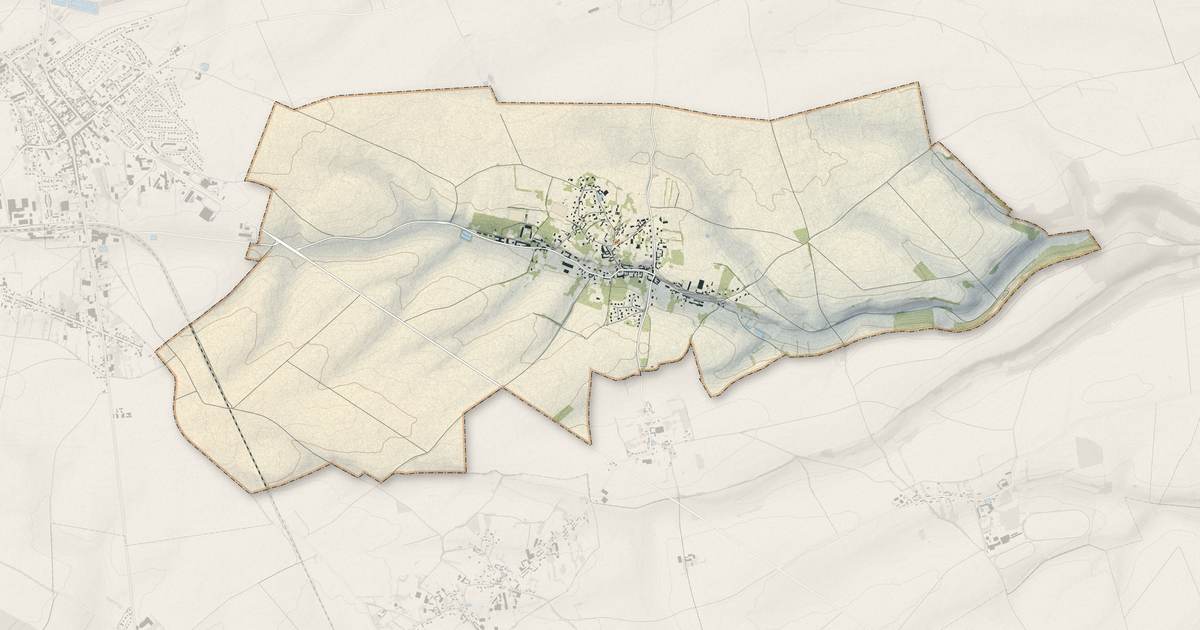 Portrait cartographique de Cempuis : relief, eau, forêts, bâti et voies, calculés à partir des données de l'IGN