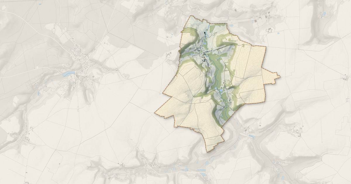 Portrait cartographique de Chelles : relief, eau, forêts, bâti et voies, calculés à partir des données de l'IGN