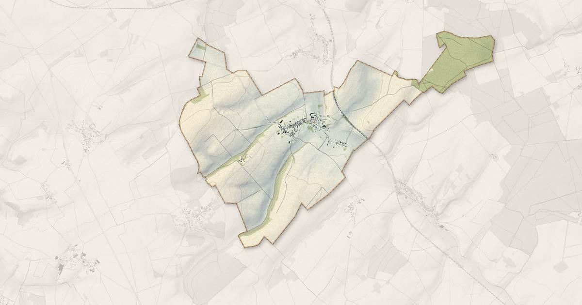 Portrait cartographique de Chepoix : relief, eau, forêts, bâti et voies, calculés à partir des données de l'IGN
