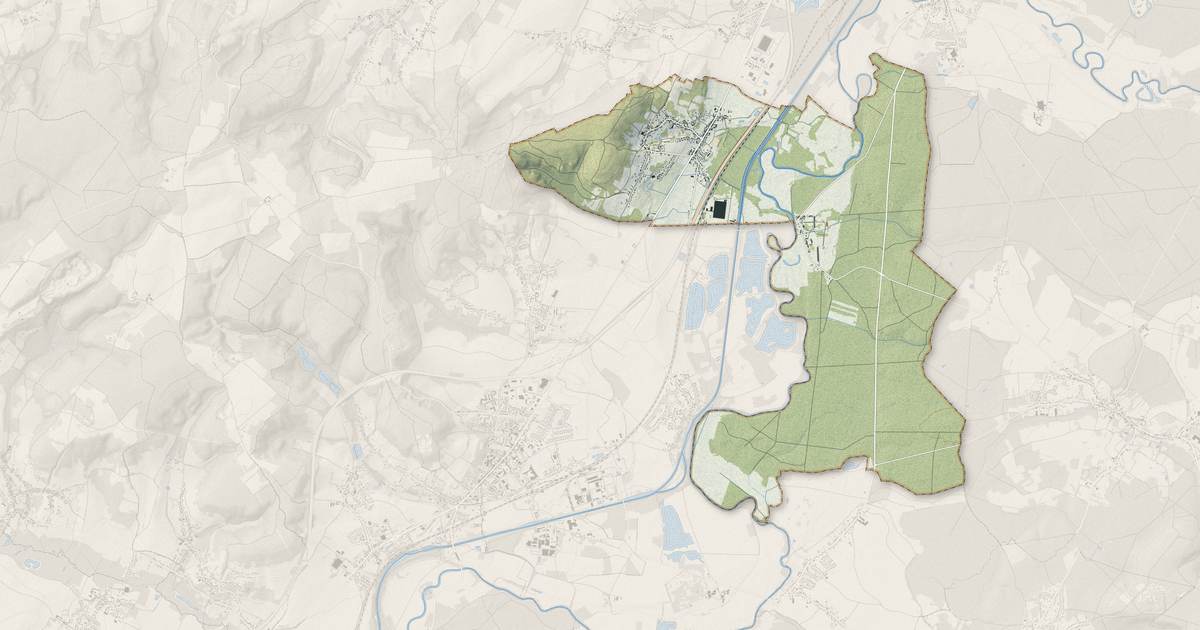 Portrait cartographique de Chiry-Ourscamp : relief, eau, forêts, bâti et voies, calculés à partir des données de l'IGN
