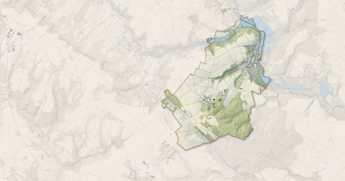 Portrait cartographique de Cires-lès-Mello : relief, eau, forêts, bâti et voies, calculés à partir des données de l'IGN