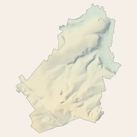 Cires-lès-Mello : relief