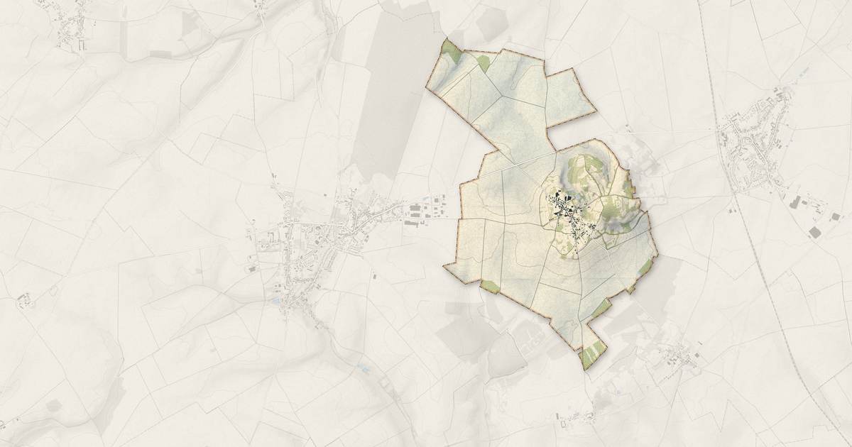 Portrait cartographique de Coivrel : relief, eau, forêts, bâti et voies, calculés à partir des données de l'IGN