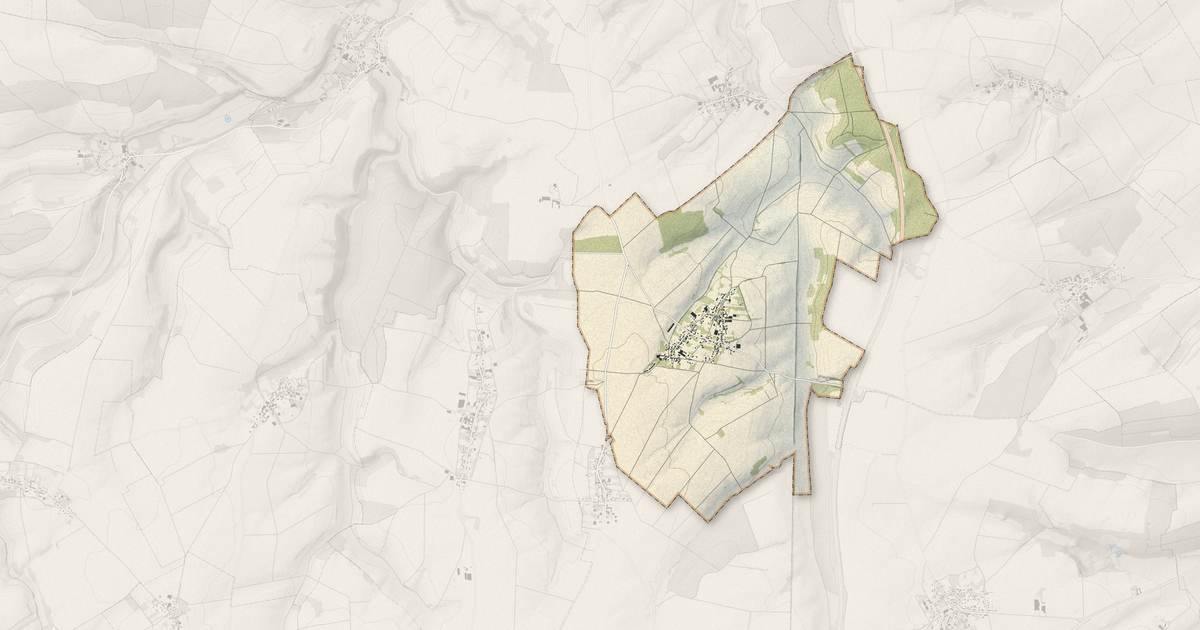 Portrait cartographique de Cormeilles : relief, eau, forêts, bâti et voies, calculés à partir des données de l'IGN