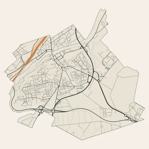 Creil : voies