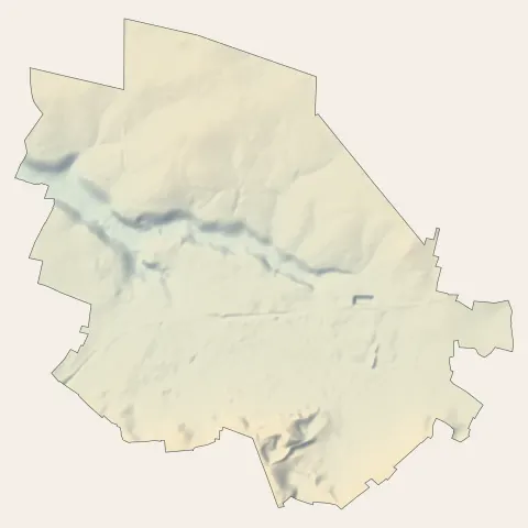 Crépy-en-Valois : relief