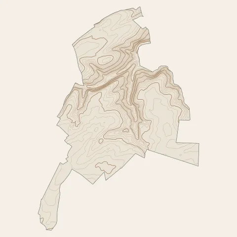 Crèvecœur-le-Grand : courbes de niveau