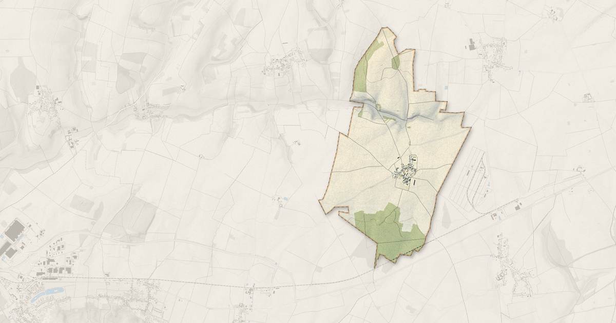 Portrait cartographique de Épineuse : relief, eau, forêts, bâti et voies, calculés à partir des données de l'IGN