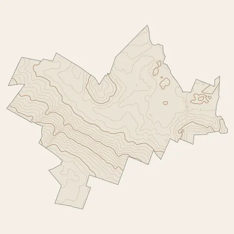 Estrées-Saint-Denis : courbes de niveau