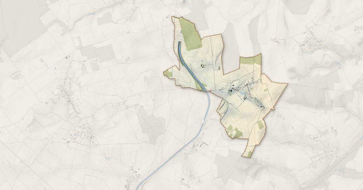 Portrait cartographique de Frétoy-le-Château : relief, eau, forêts, bâti et voies, calculés à partir des données de l'IGN