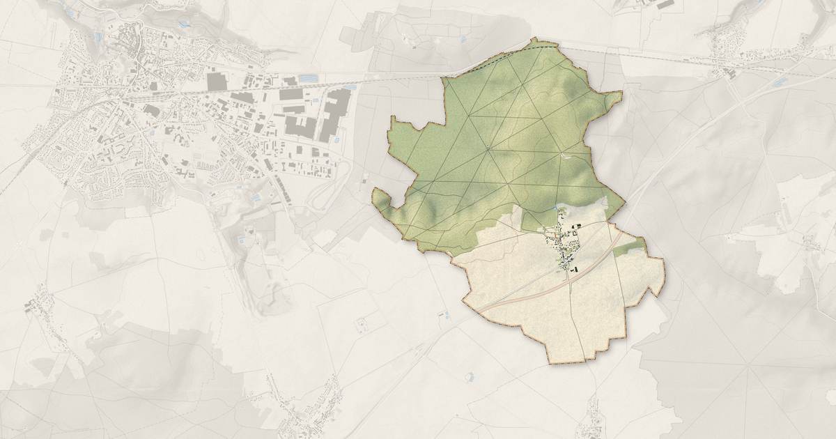 Portrait cartographique de Gondreville : relief, eau, forêts, bâti et voies, calculés à partir des données de l'IGN