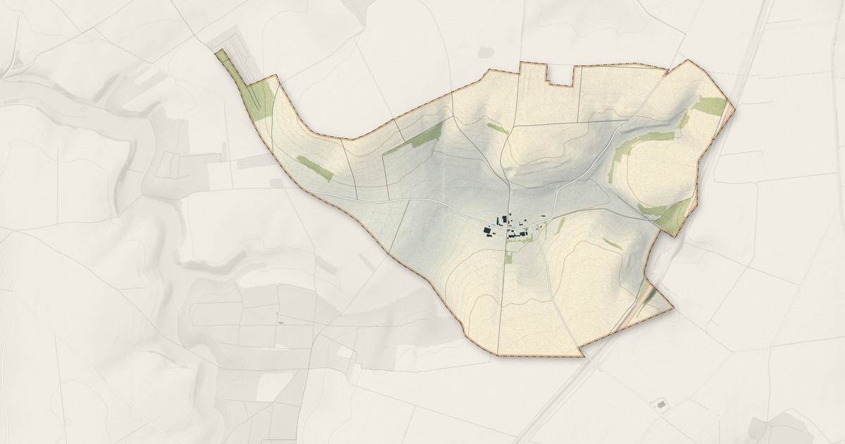 Portrait cartographique de Gouy-les-Groseillers : relief, eau, forêts, bâti et voies, calculés à partir des données de l'IGN