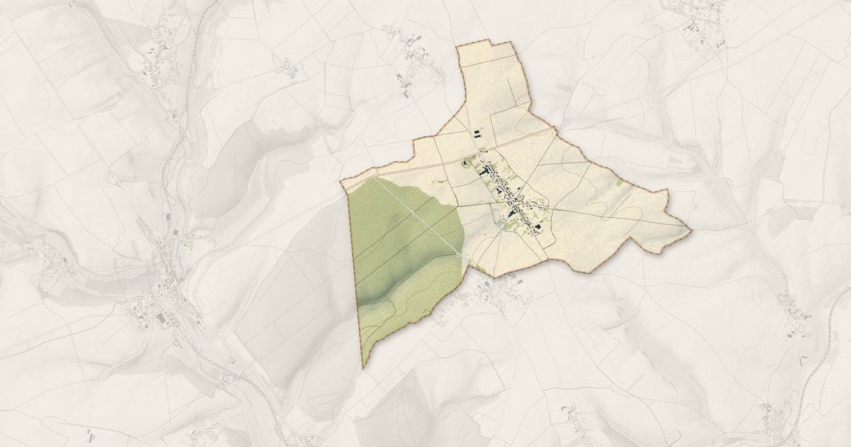 Portrait cartographique de Haute-Épine : relief, eau, forêts, bâti et voies, calculés à partir des données de l'IGN