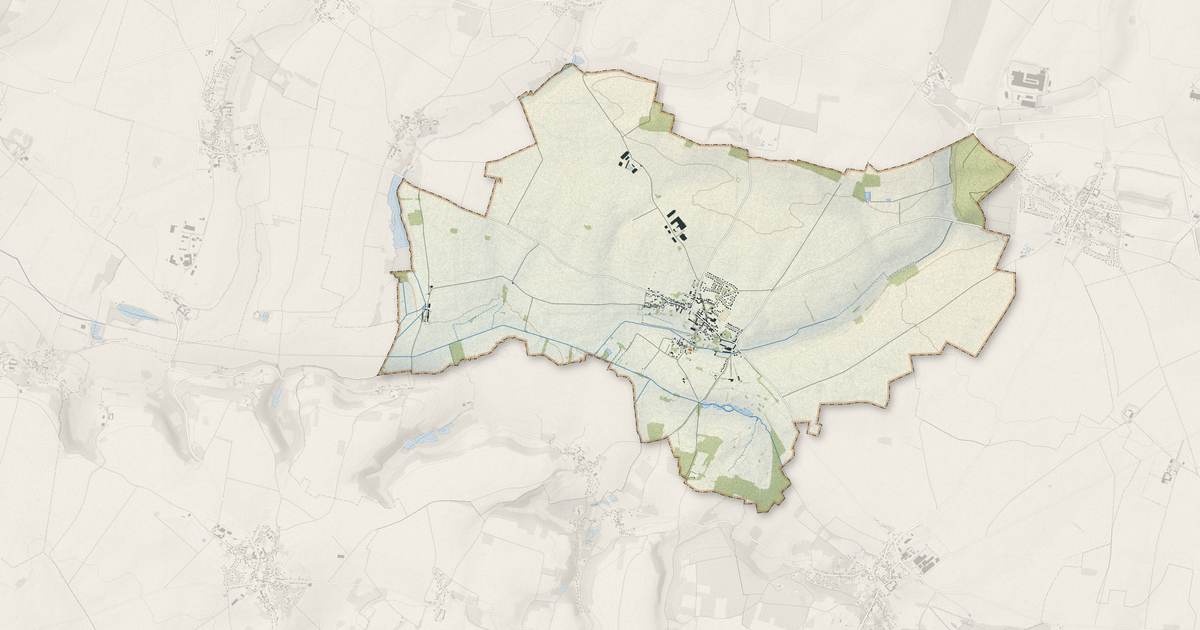 Portrait cartographique de Ivry-le-Temple : relief, eau, forêts, bâti et voies, calculés à partir des données de l'IGN