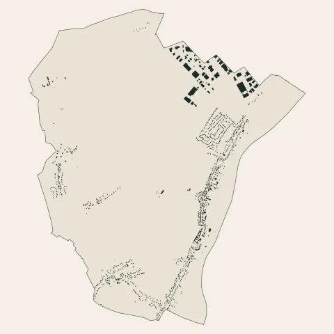 Jaux : bâti