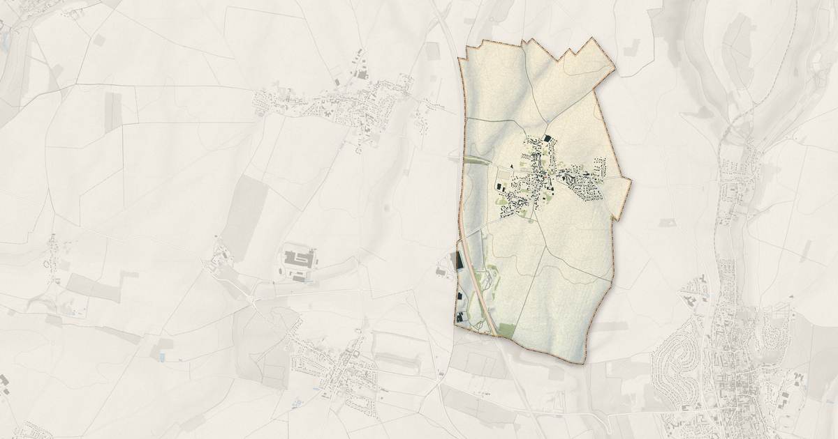 Portrait cartographique de Lormaison : relief, eau, forêts, bâti et voies, calculés à partir des données de l'IGN