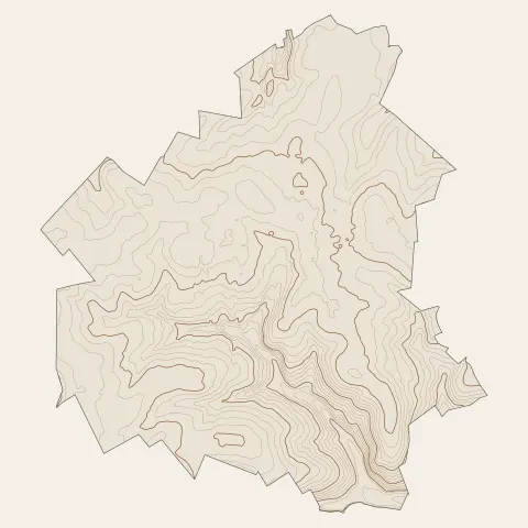 Maignelay-Montigny : courbes de niveau