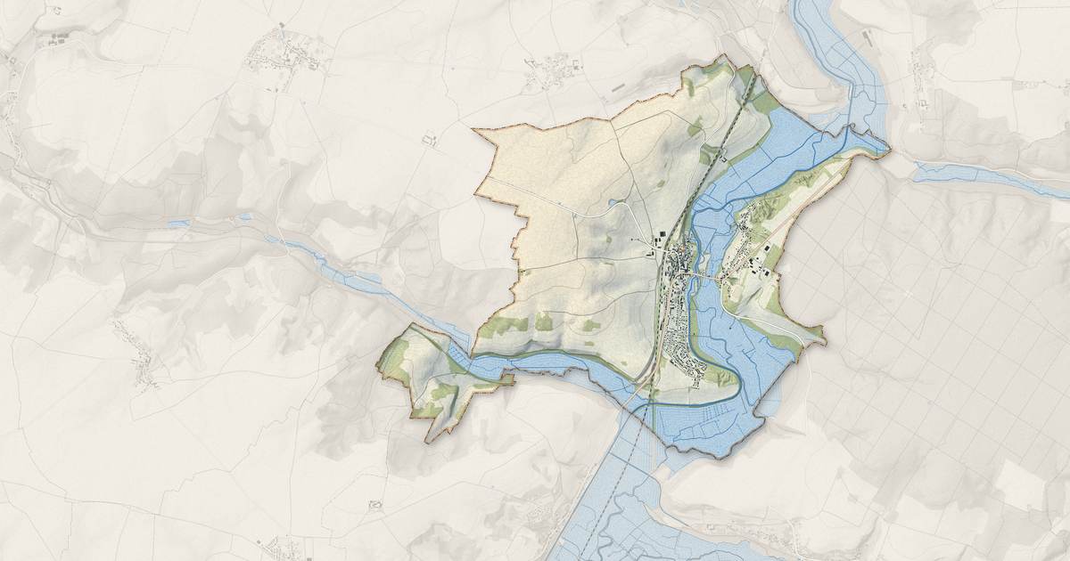 Portrait cartographique de Mareuil-sur-Ourcq : relief, eau, forêts, bâti et voies, calculés à partir des données de l'IGN